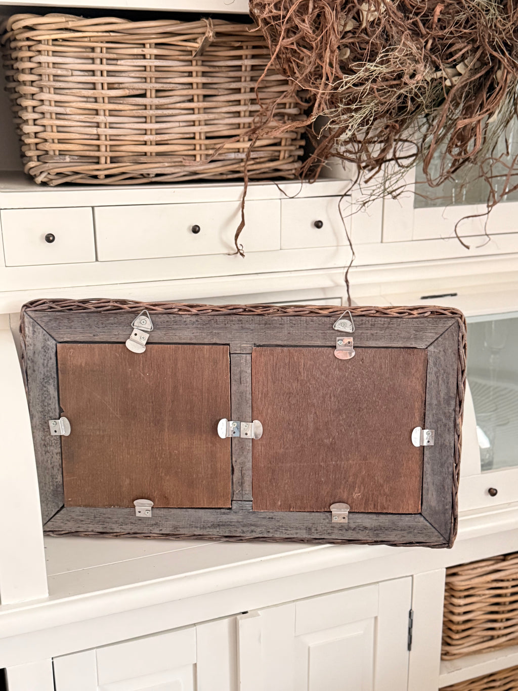 Rattan Bilderrahmen 2er