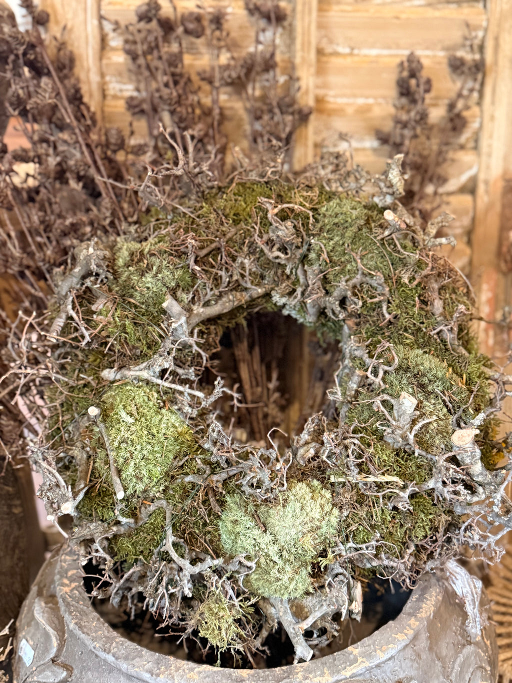 Bonsai Moos Kranz rustikal