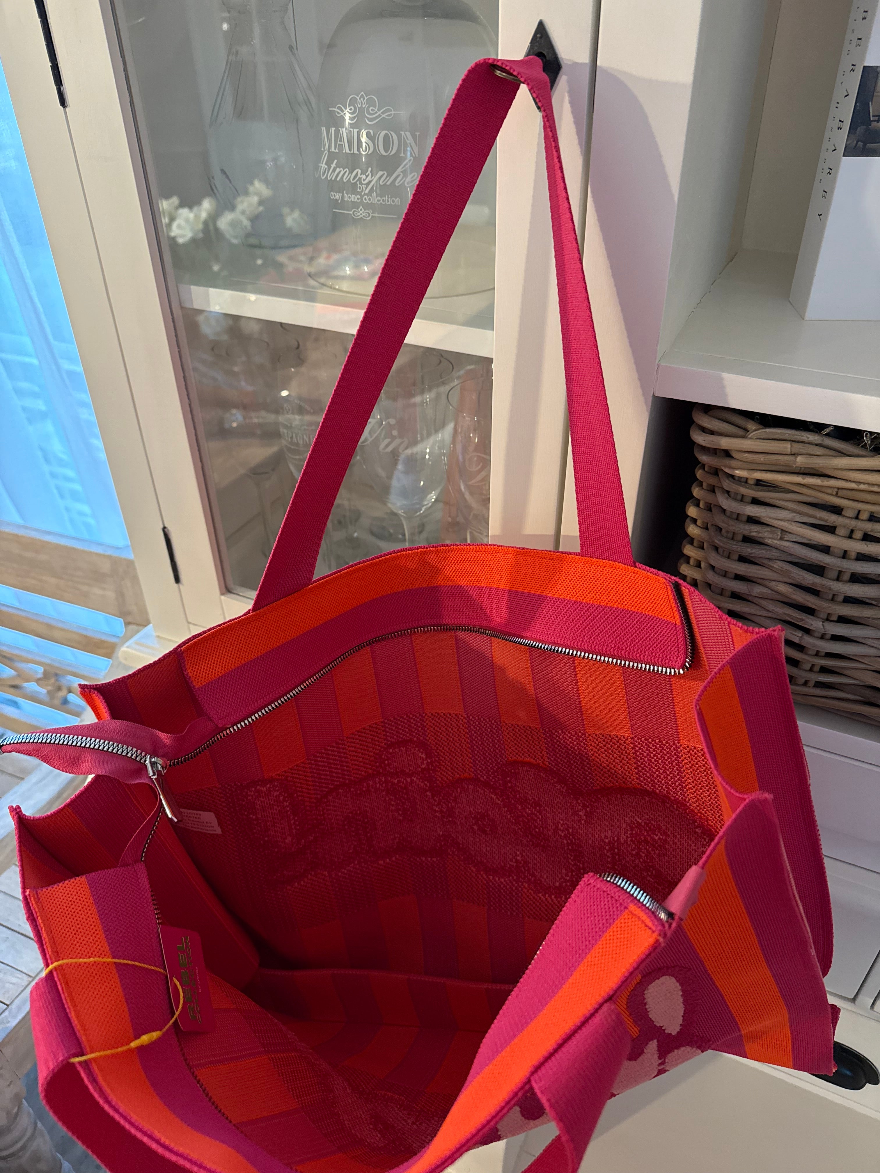 Handtasche Strandtasche „Moin“ Pink