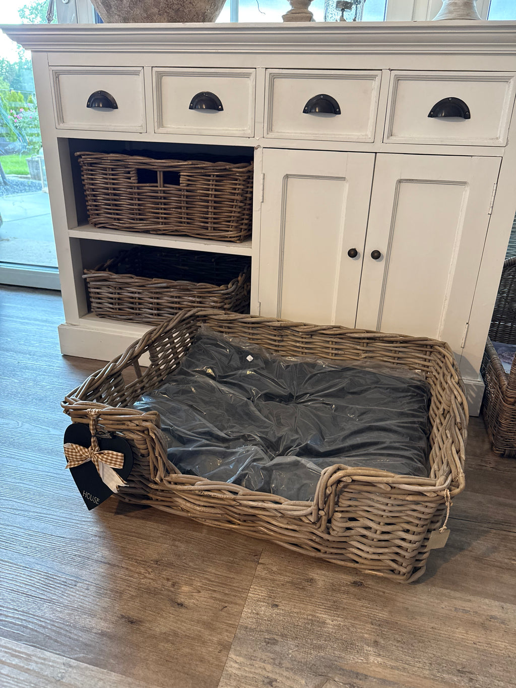 Hundekorb Rattan