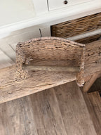 Küchenrollenhalter aus Rattan
