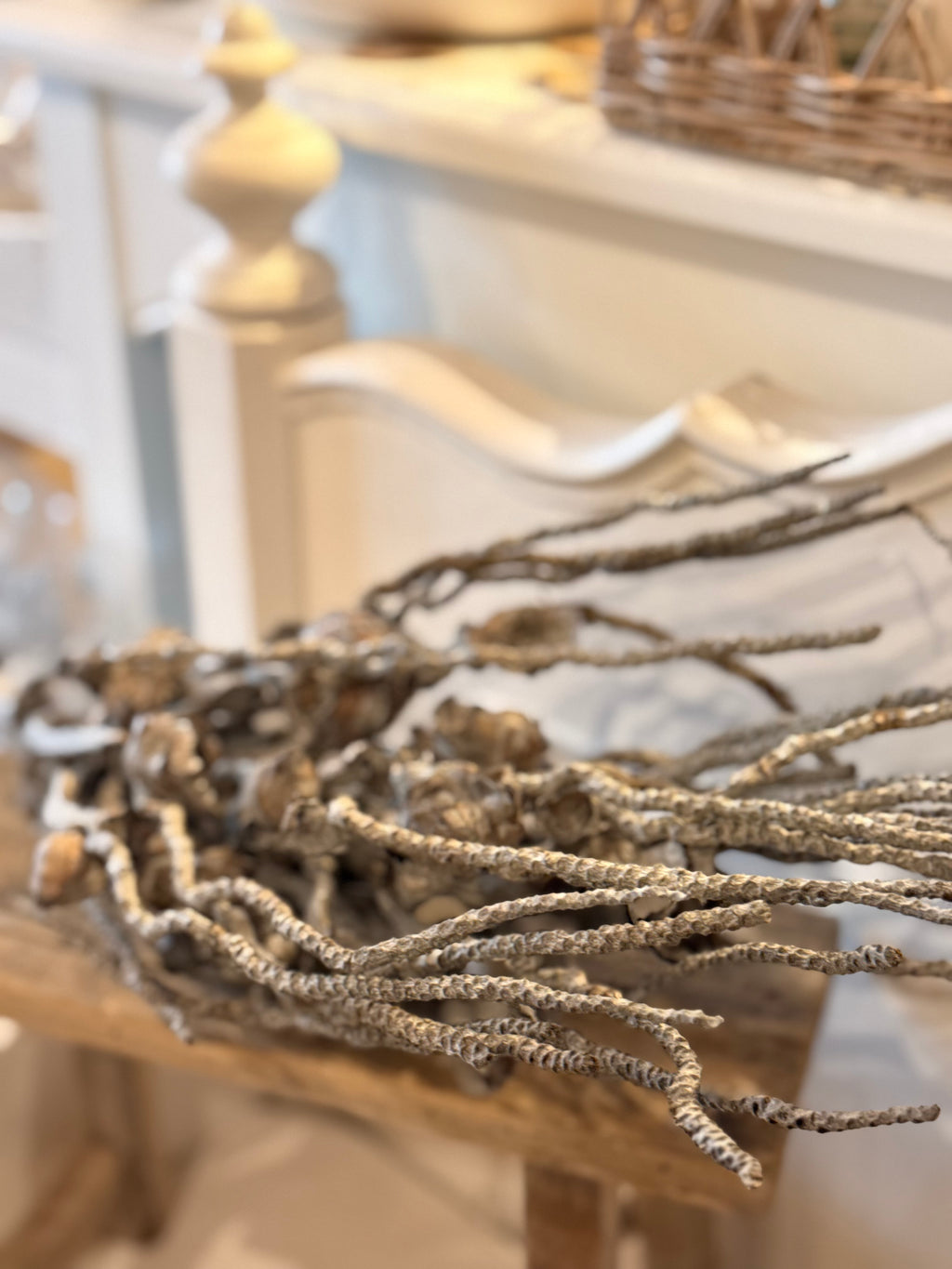 Coco Flower Branch - Grey Mist