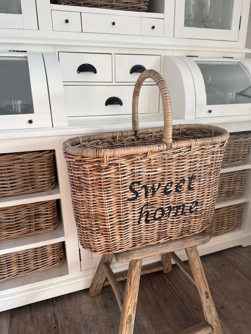 Rattan Korb mit Henkel