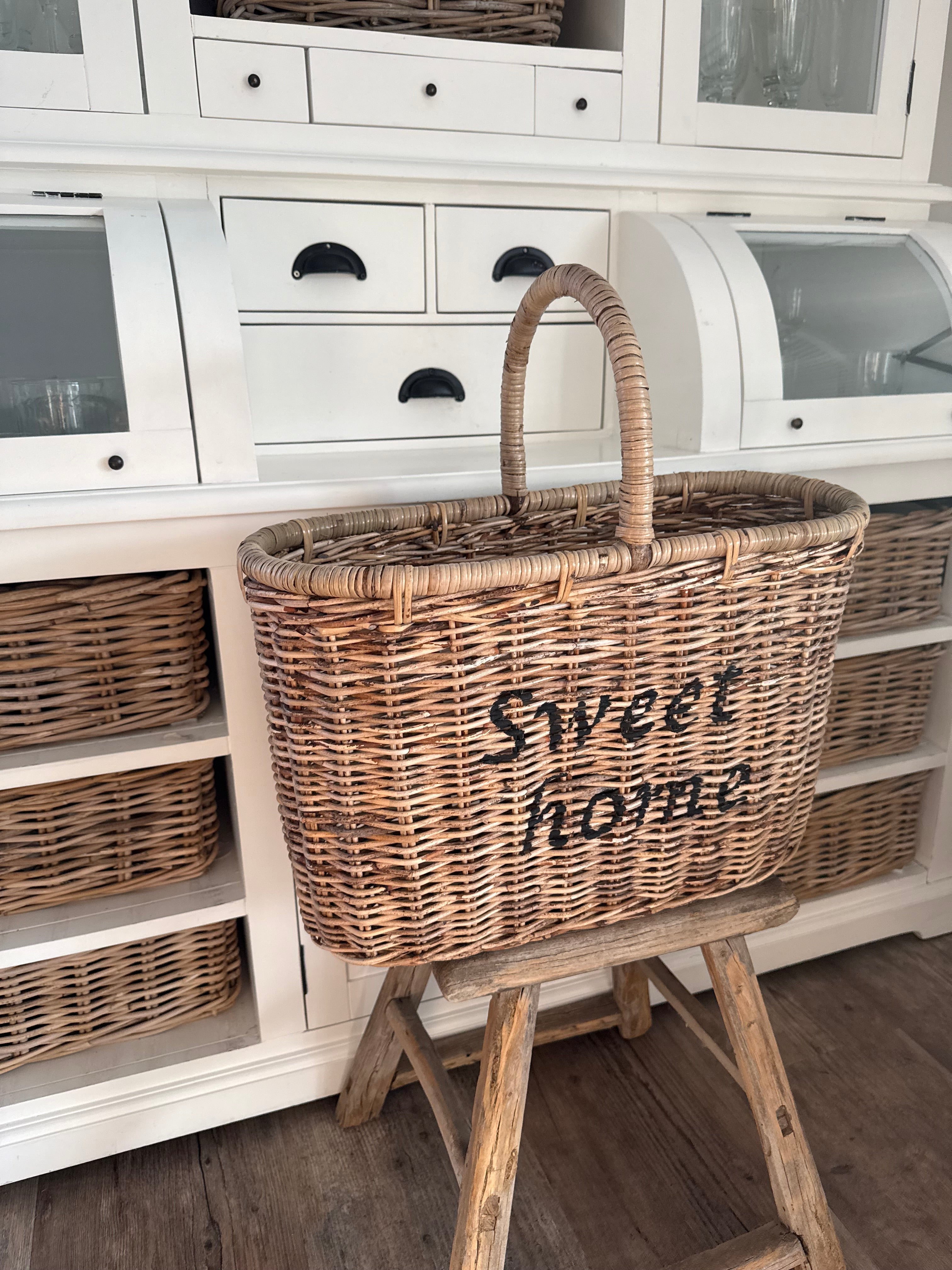 Rattan Korb mit Henkel