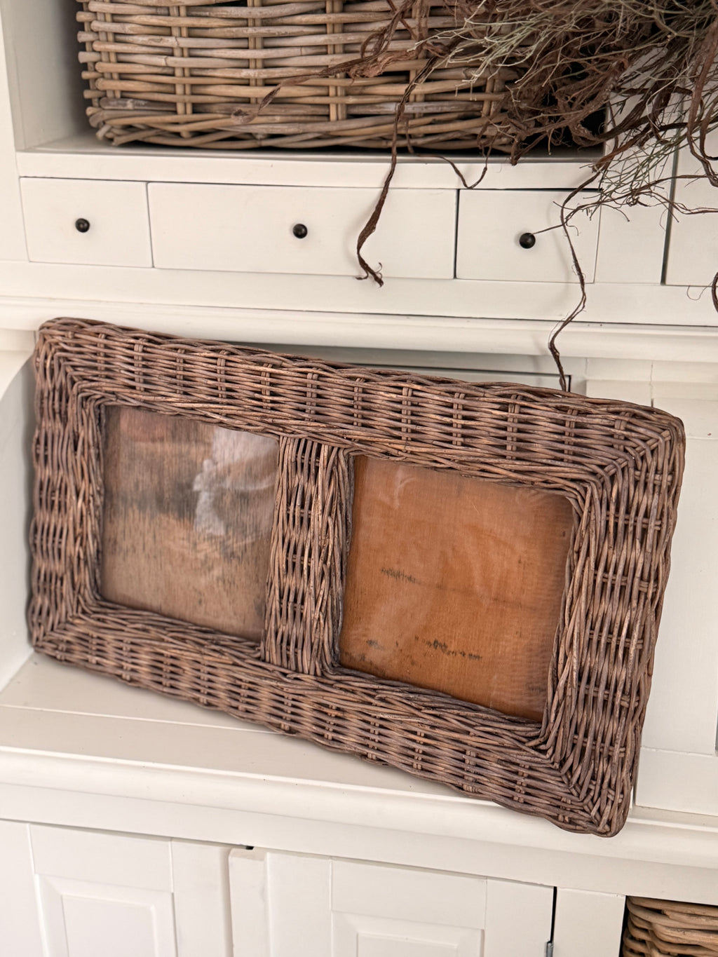 Rattan Bilderrahmen 2er