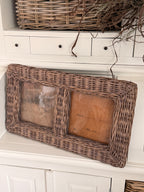 Rattan Bilderrahmen 2er