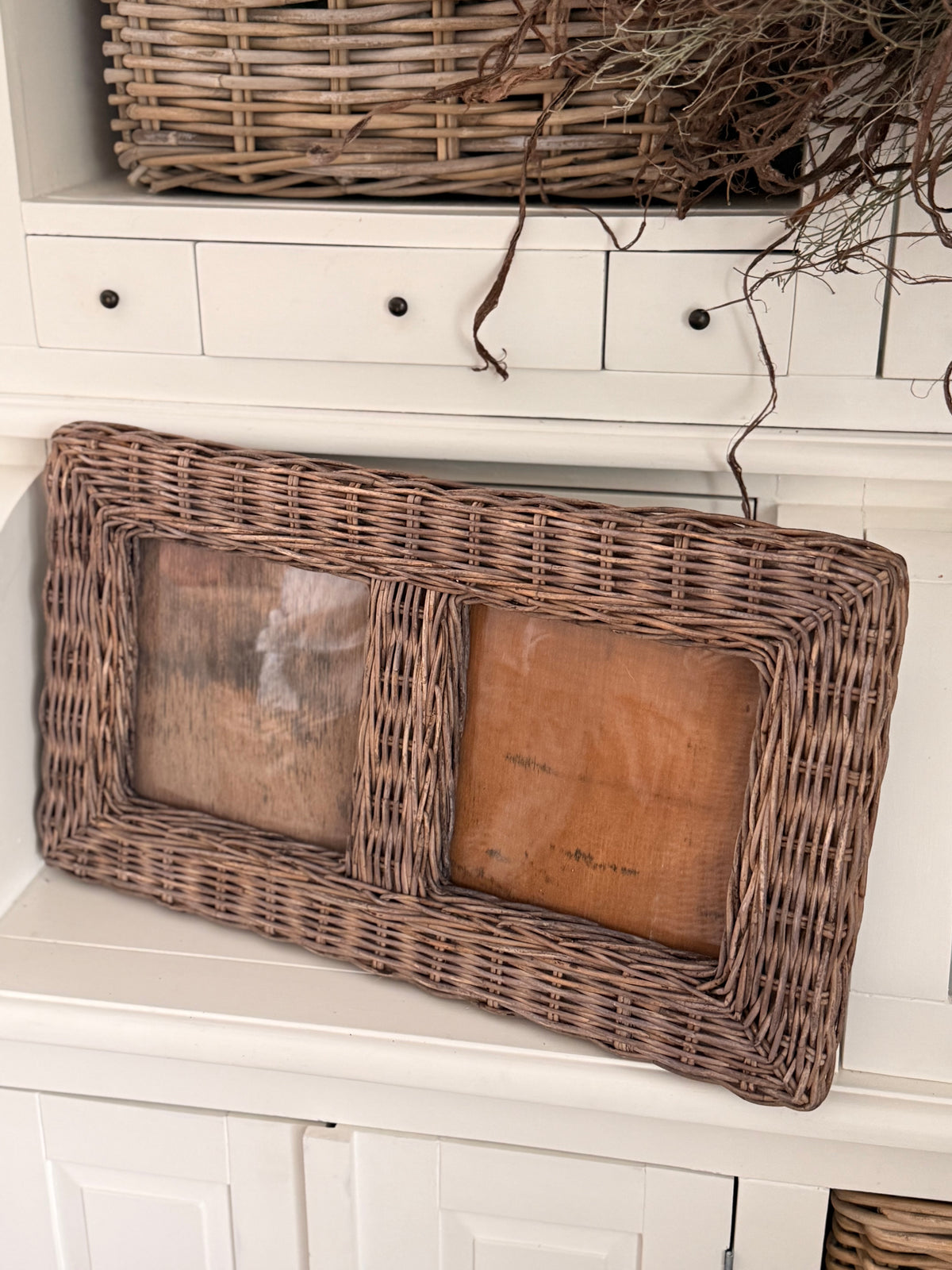 Rattan Bilderrahmen 2er