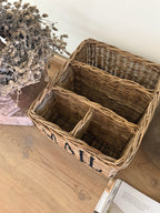 Rattan Postkorb