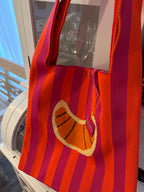 Handtasche „Croissant“ lang