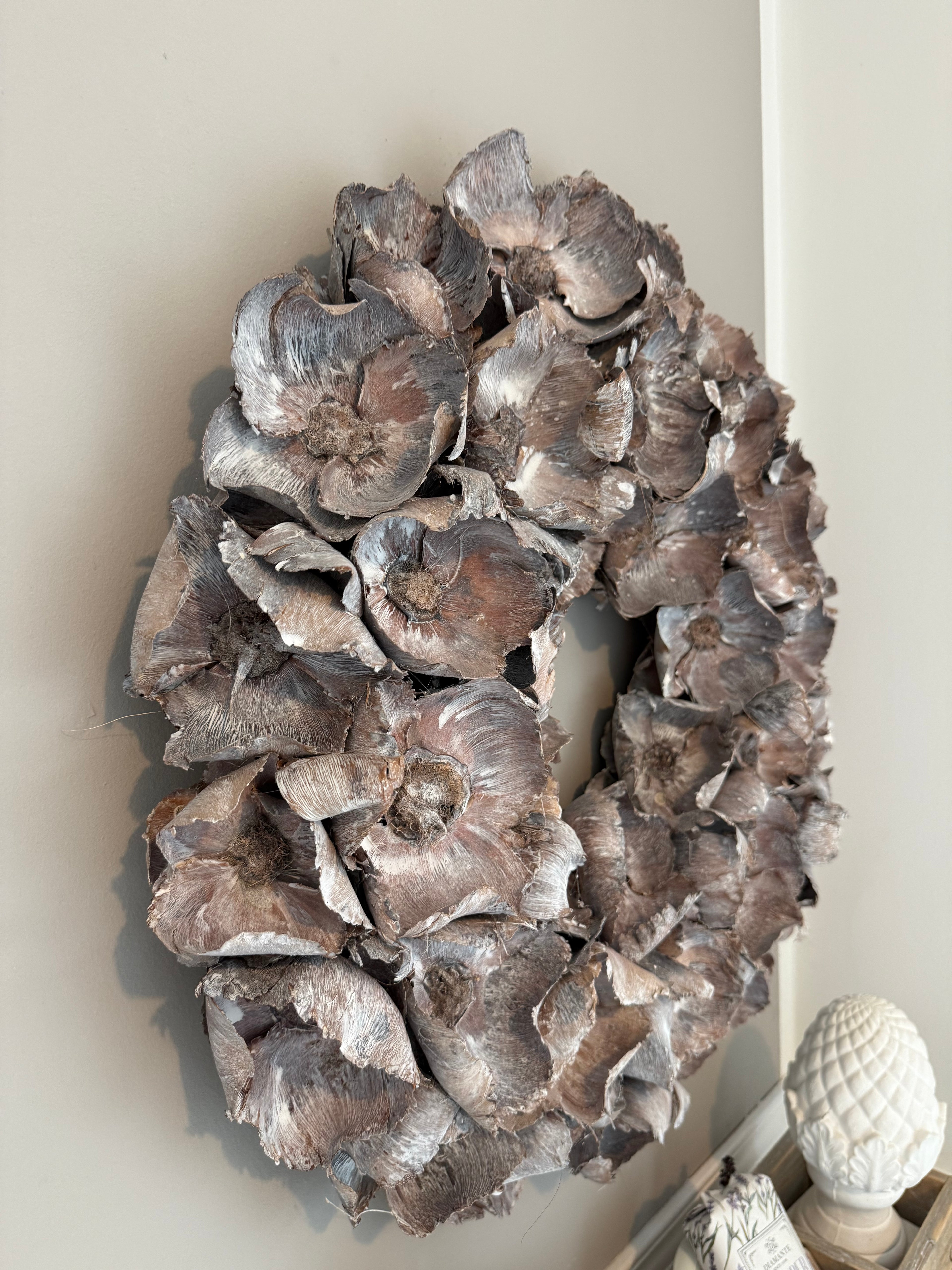 Palm Cup Kranz Taupe