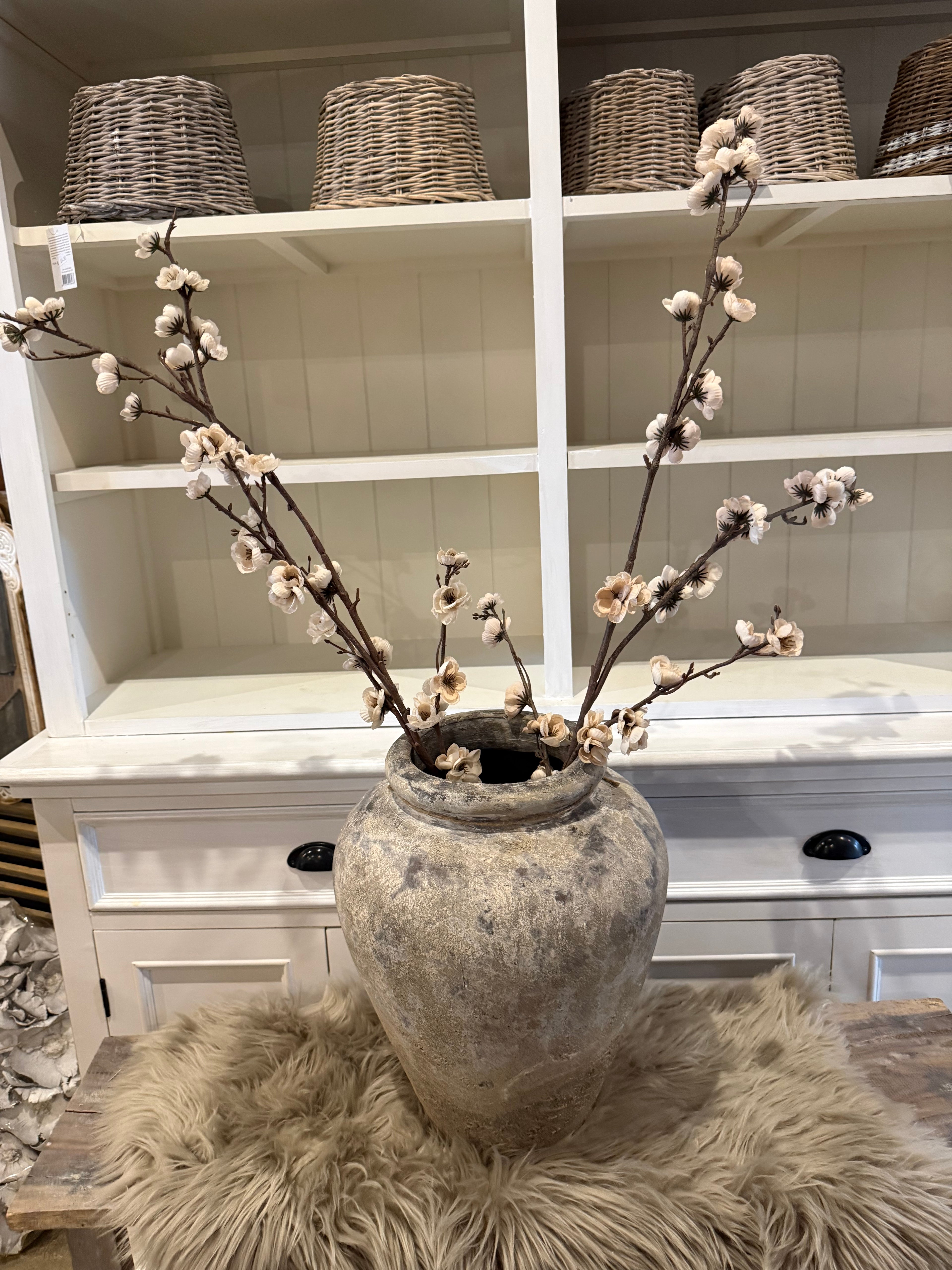 Kunstblume beige