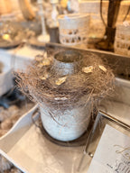 Topf / Vase Rustic mit Windlicht