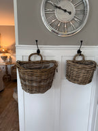 Wandkorb Rattan Groß