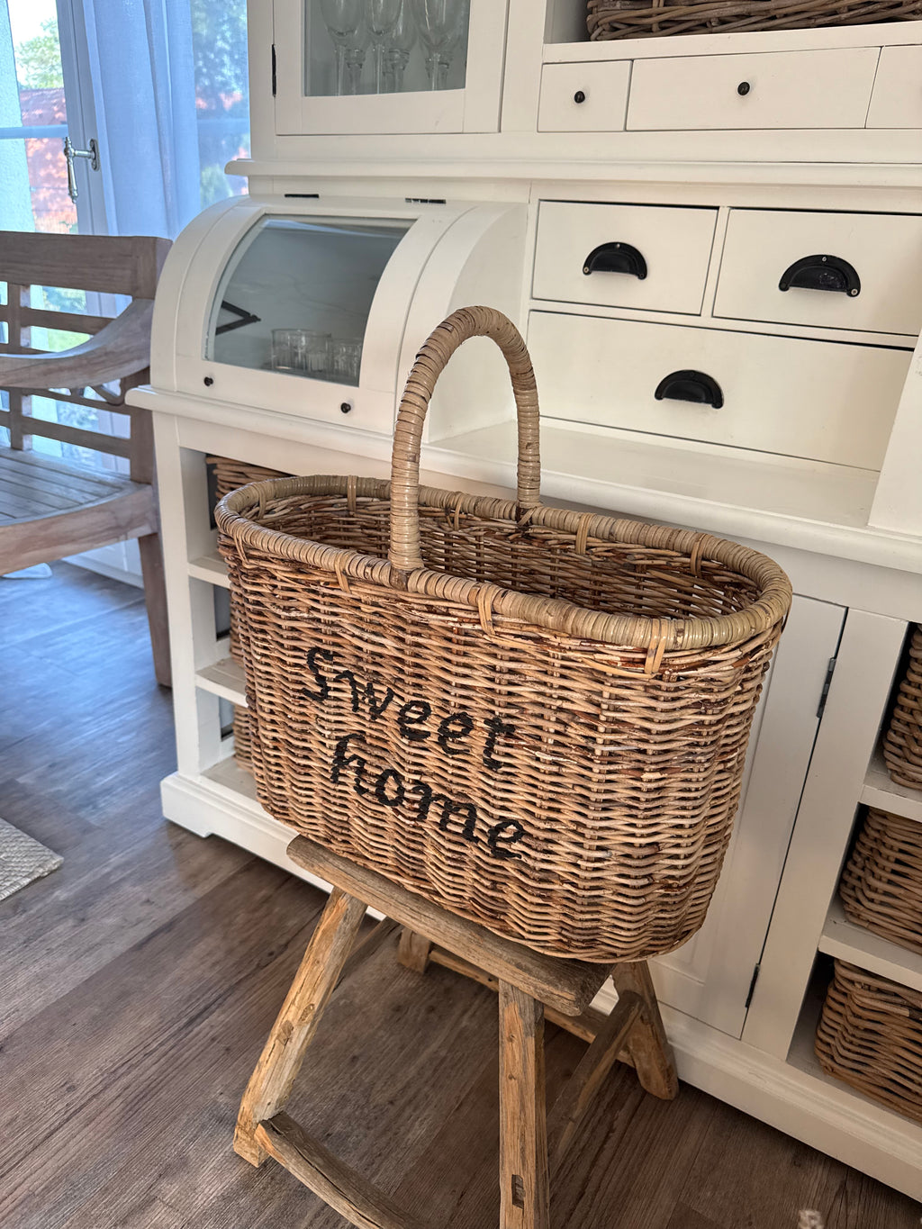 Rattan Korb mit Henkel