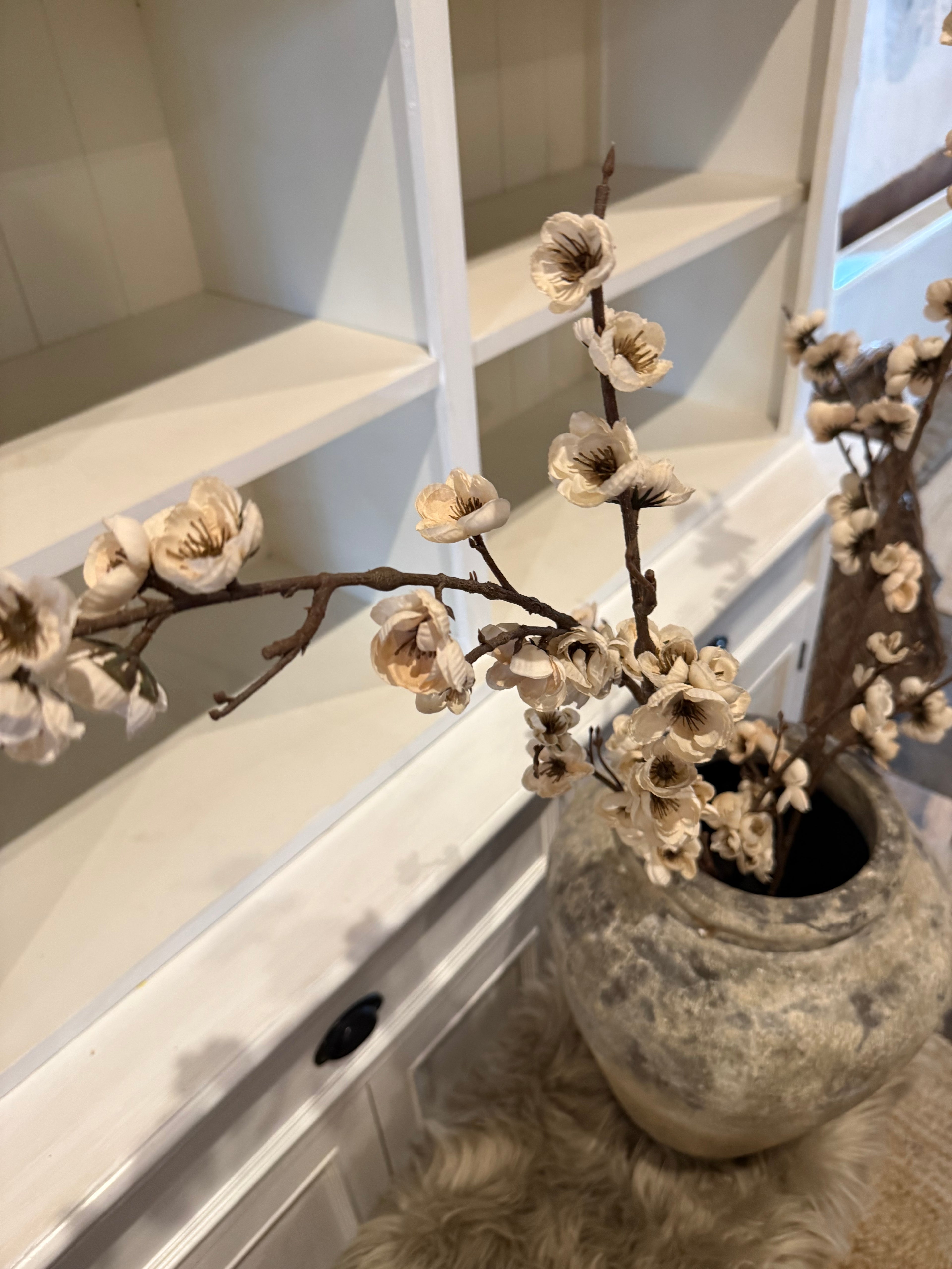 Kunstblume beige