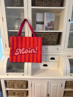 Handtasche Strandtasche „Moin“ Pink