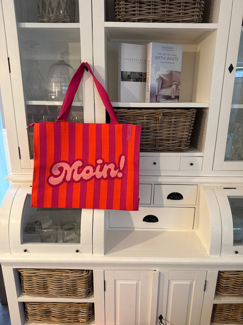 Handtasche Strandtasche „Moin“ Pink