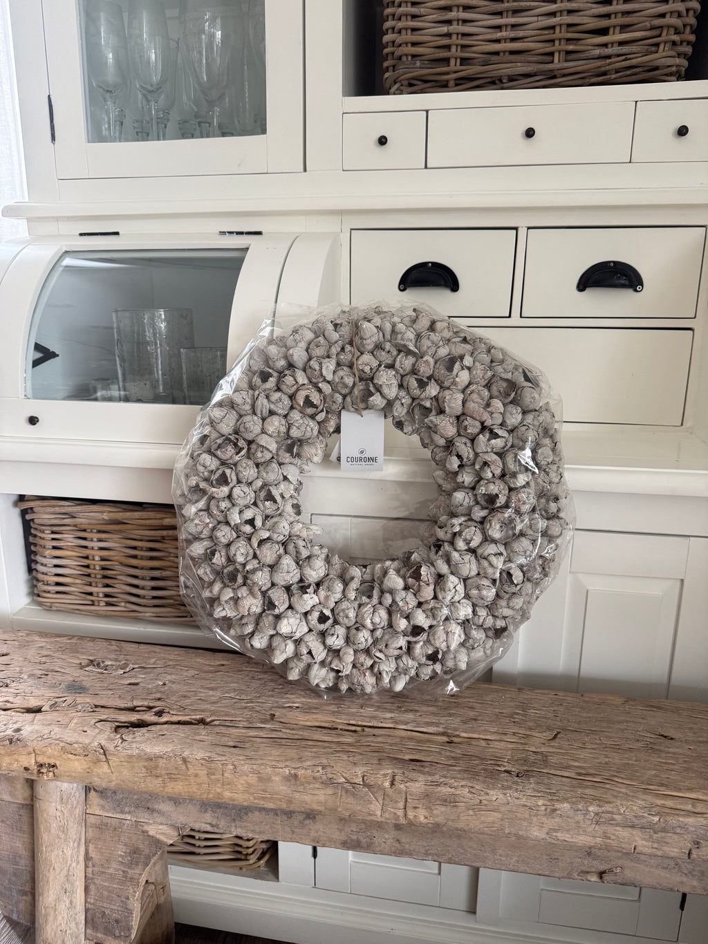 Kranz aus Kokosfrucht Sandstone