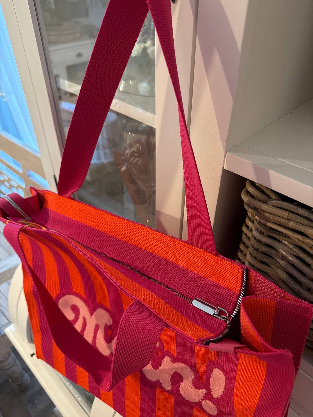Handtasche Strandtasche „Moin“ Pink