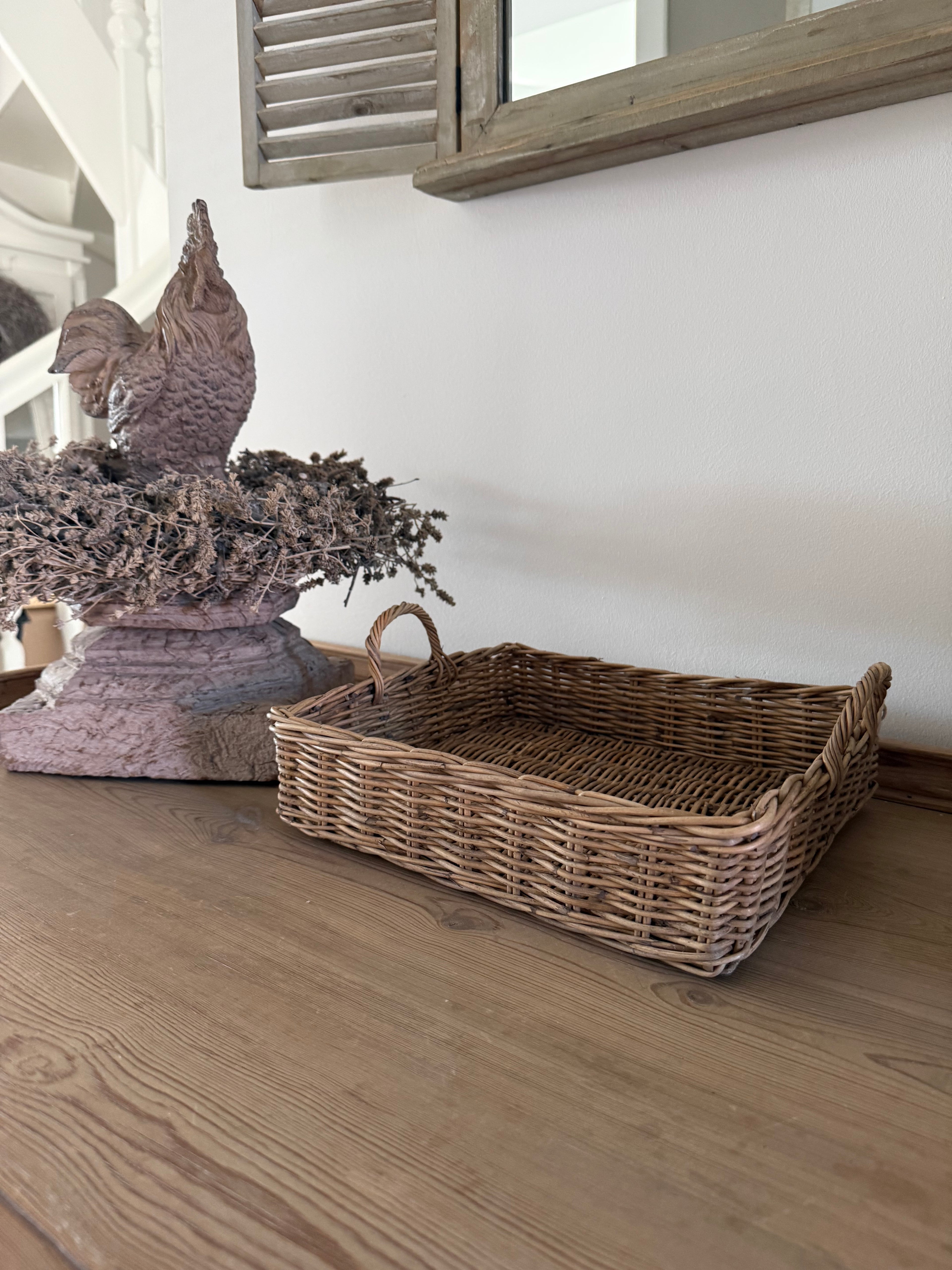 Rattan Tablett