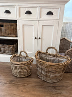 Wandkorb Rattan Groß