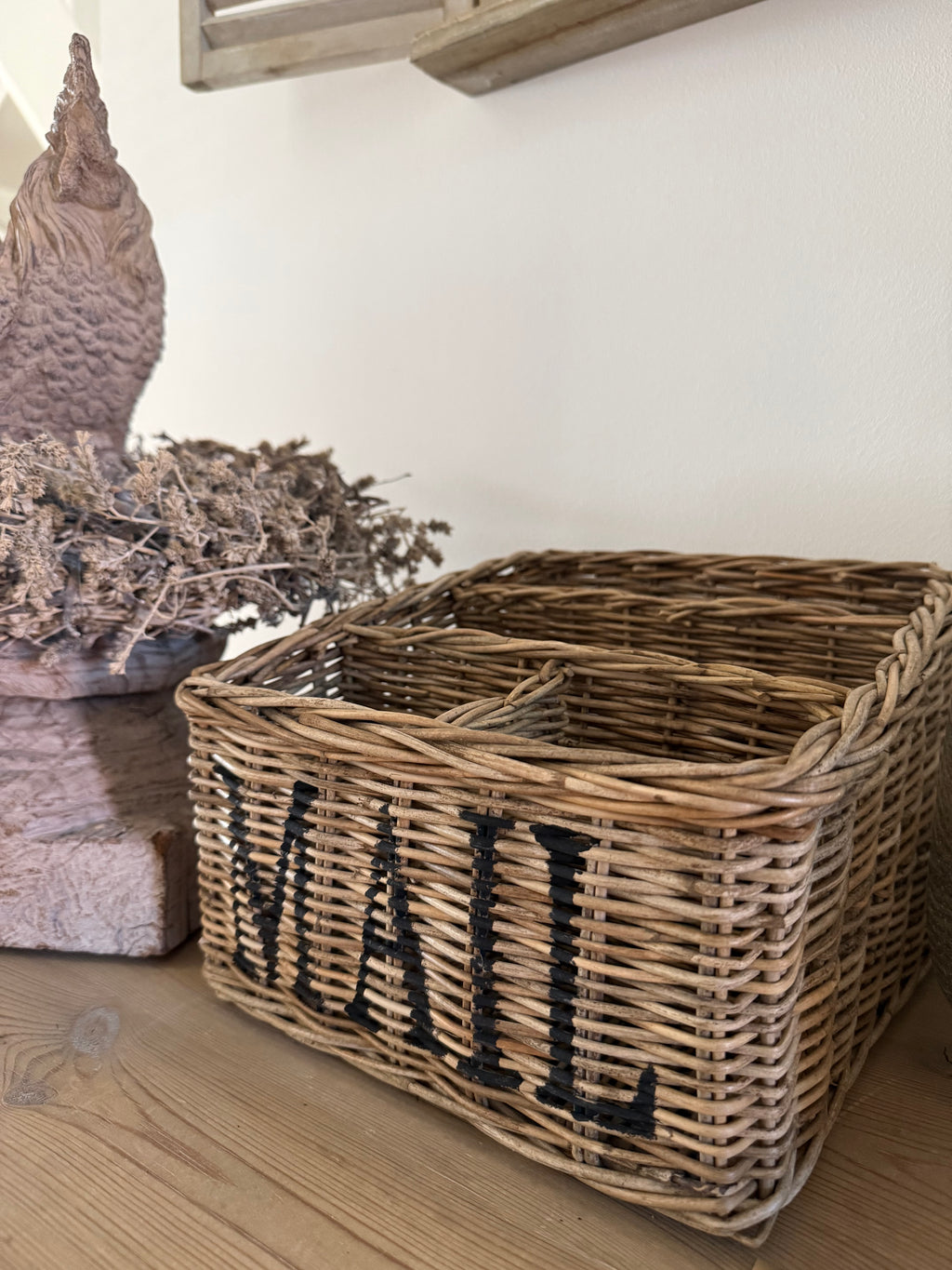 Rattan Postkorb