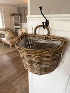 Wandkorb Rattan Groß