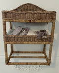 Handtuchregal aus Rattan