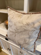 Kissenbezug Muster beige