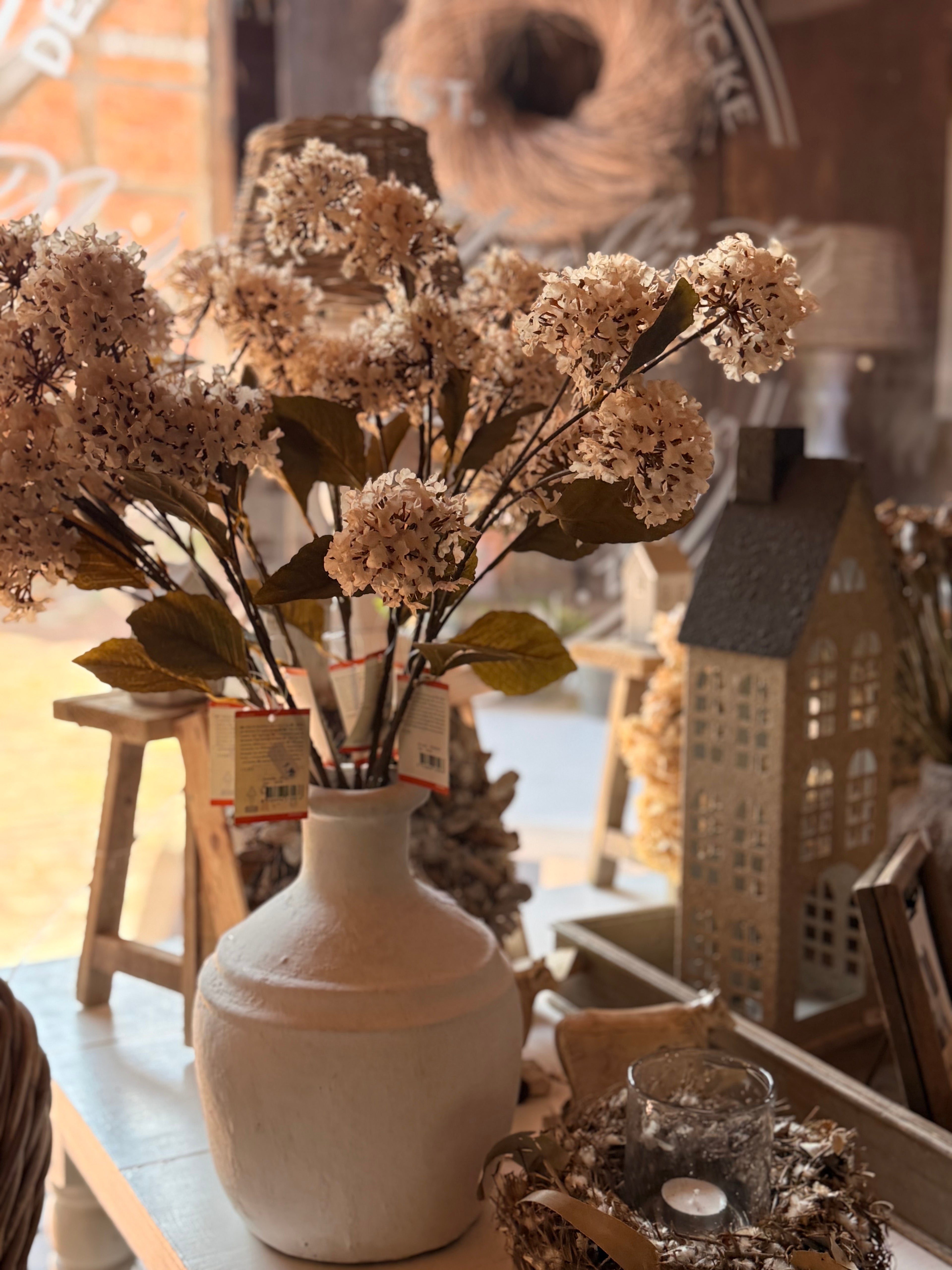Kunstblume beige