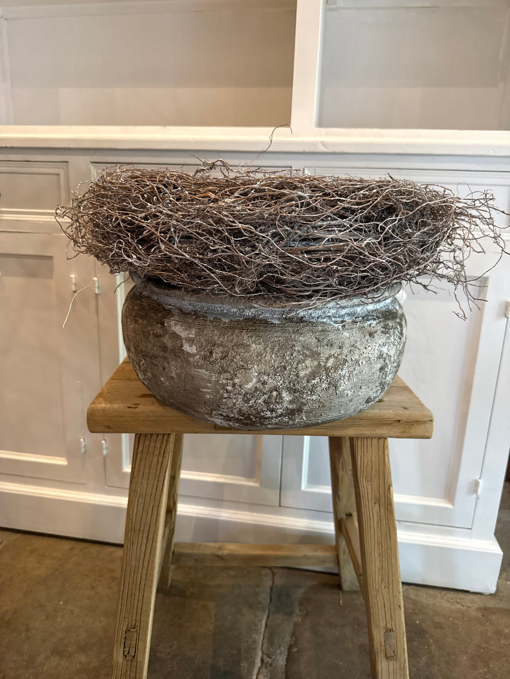 Topf rund Rustic