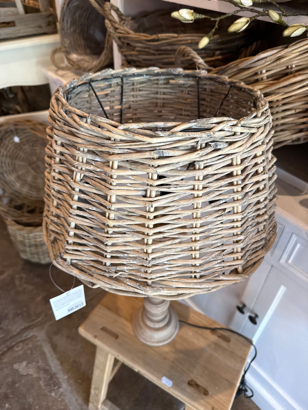Rattanschirm groß Clayre & Eef