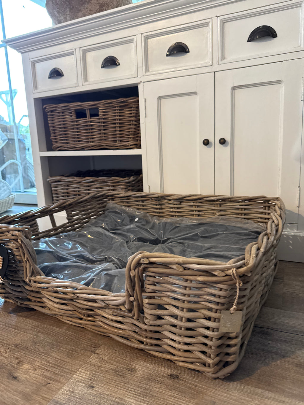 Hundekorb Rattan