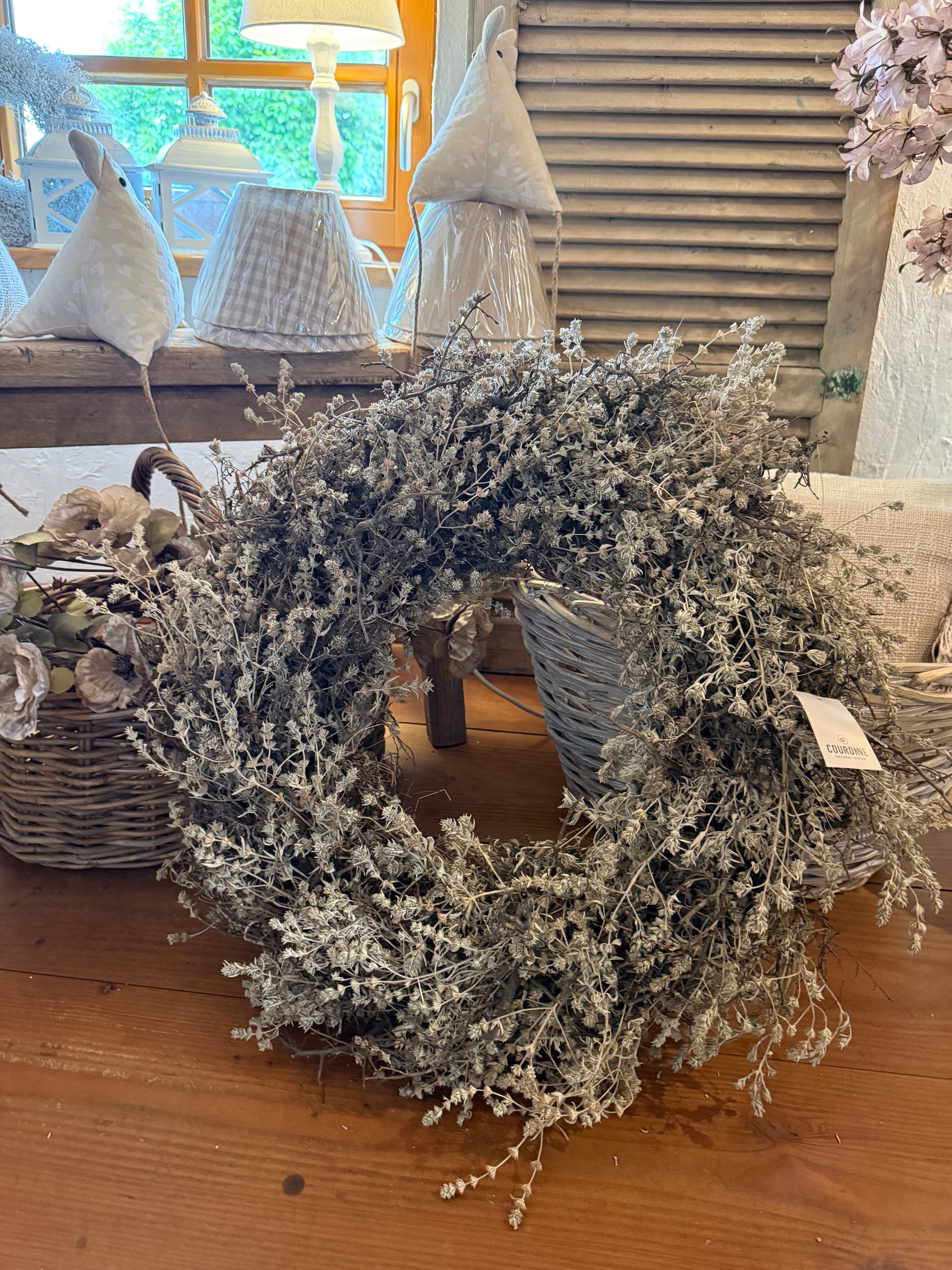 Wilder Lavendel Kranz XXL