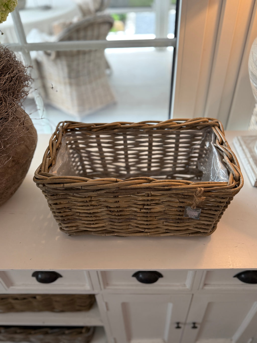 Rattan Pflanzkorb