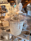 Topf / Vase Rustic mit Glas