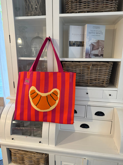 Handtasche Strandtasche „Croissant“