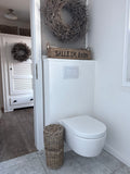 Toilettenrollenhalter aus Rattan
