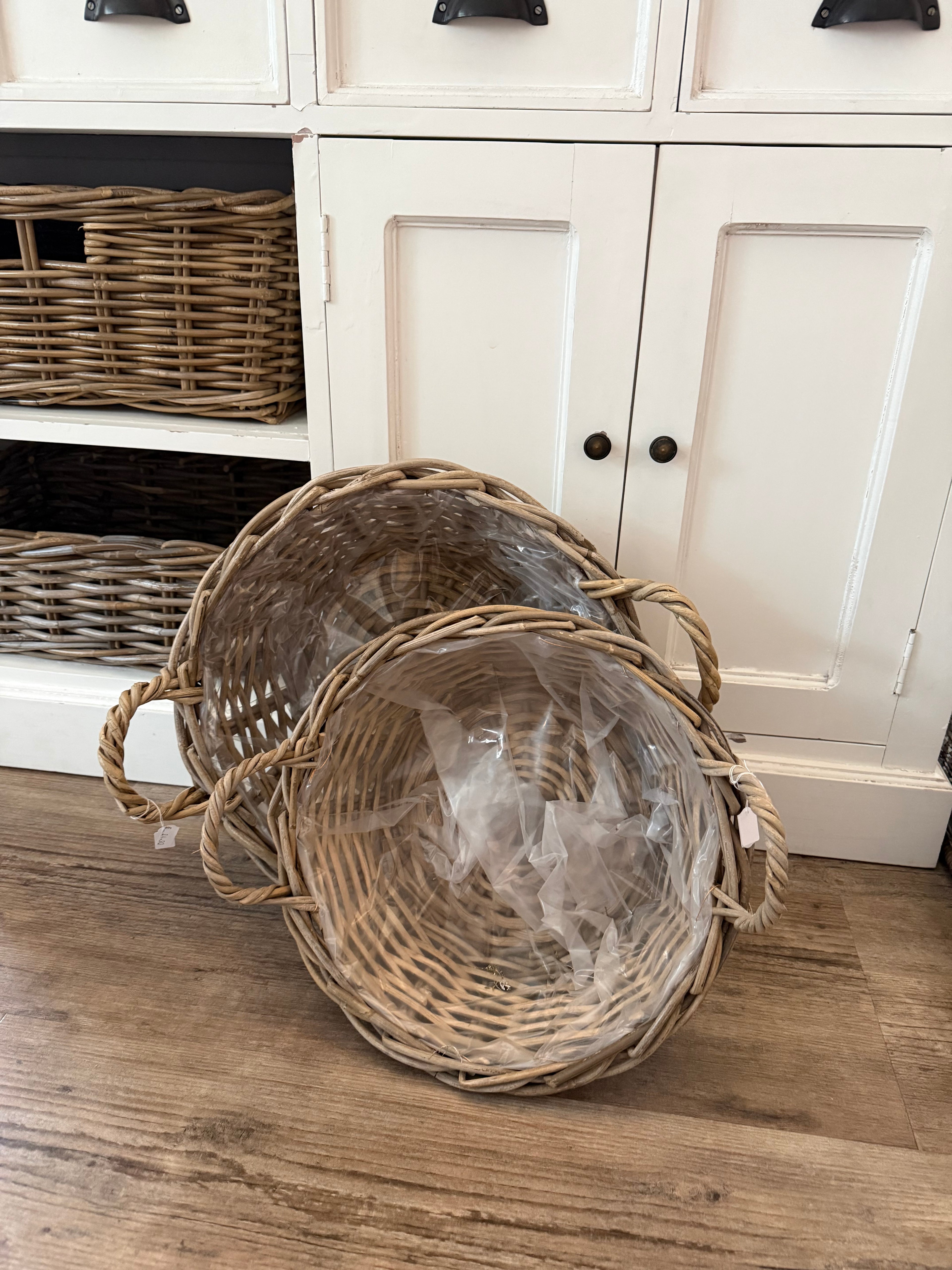 Pflanzkorb Rattan groß