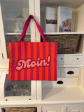 Handtasche Strandtasche „Moin“ Pink