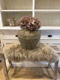 Vase aus Ton Natur