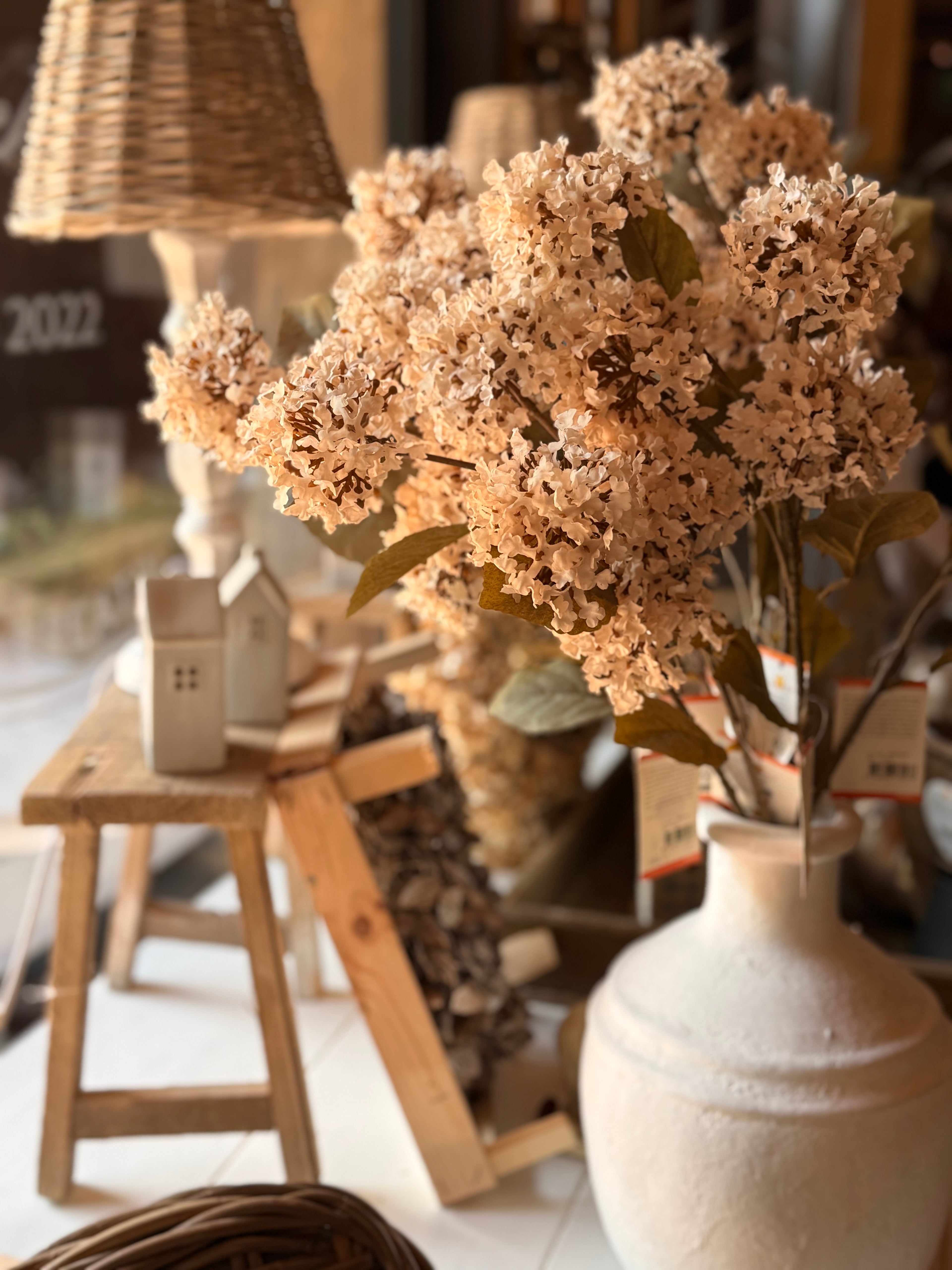 Kunstblume beige