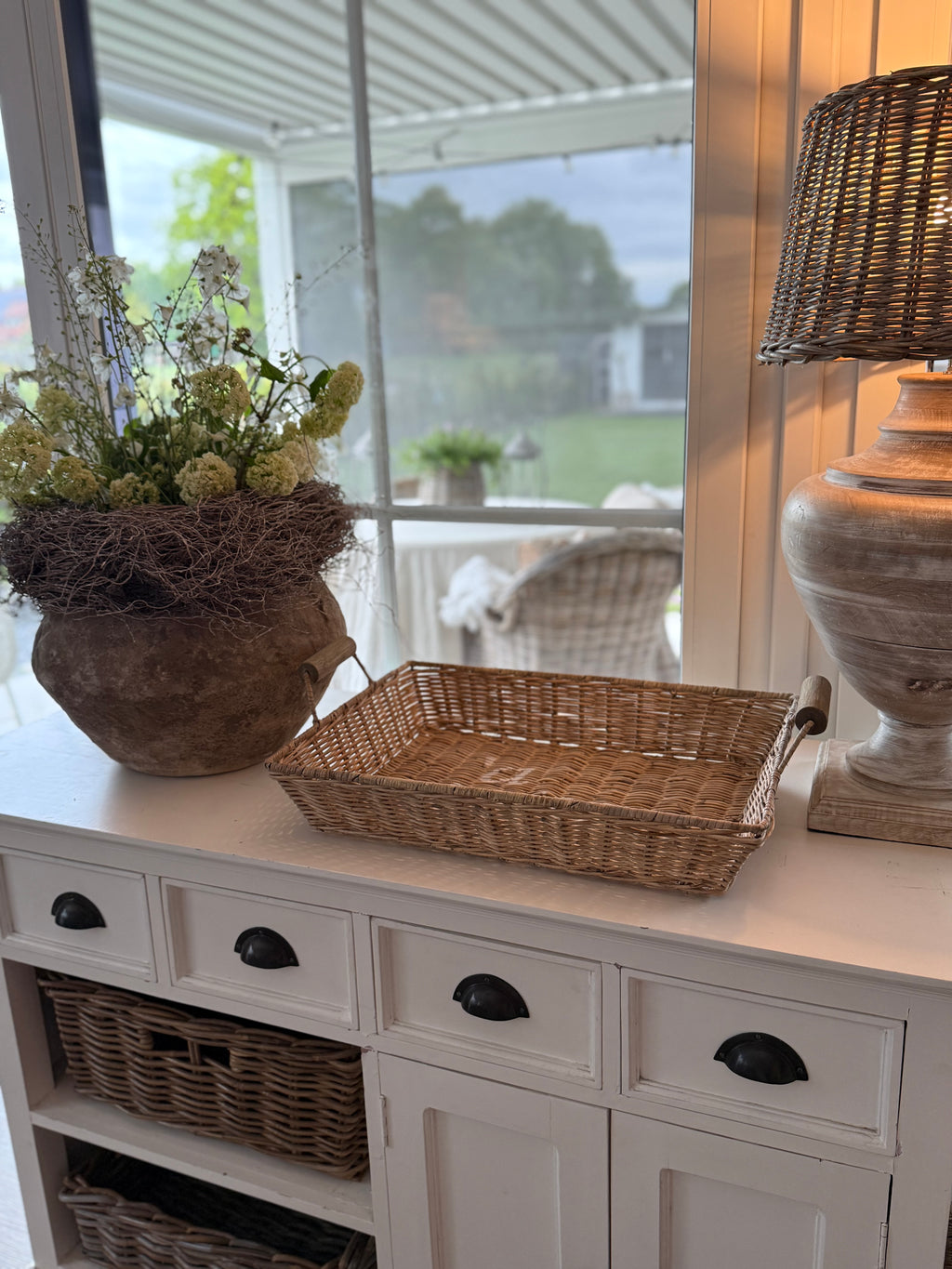 Rattan Tablett „a table“