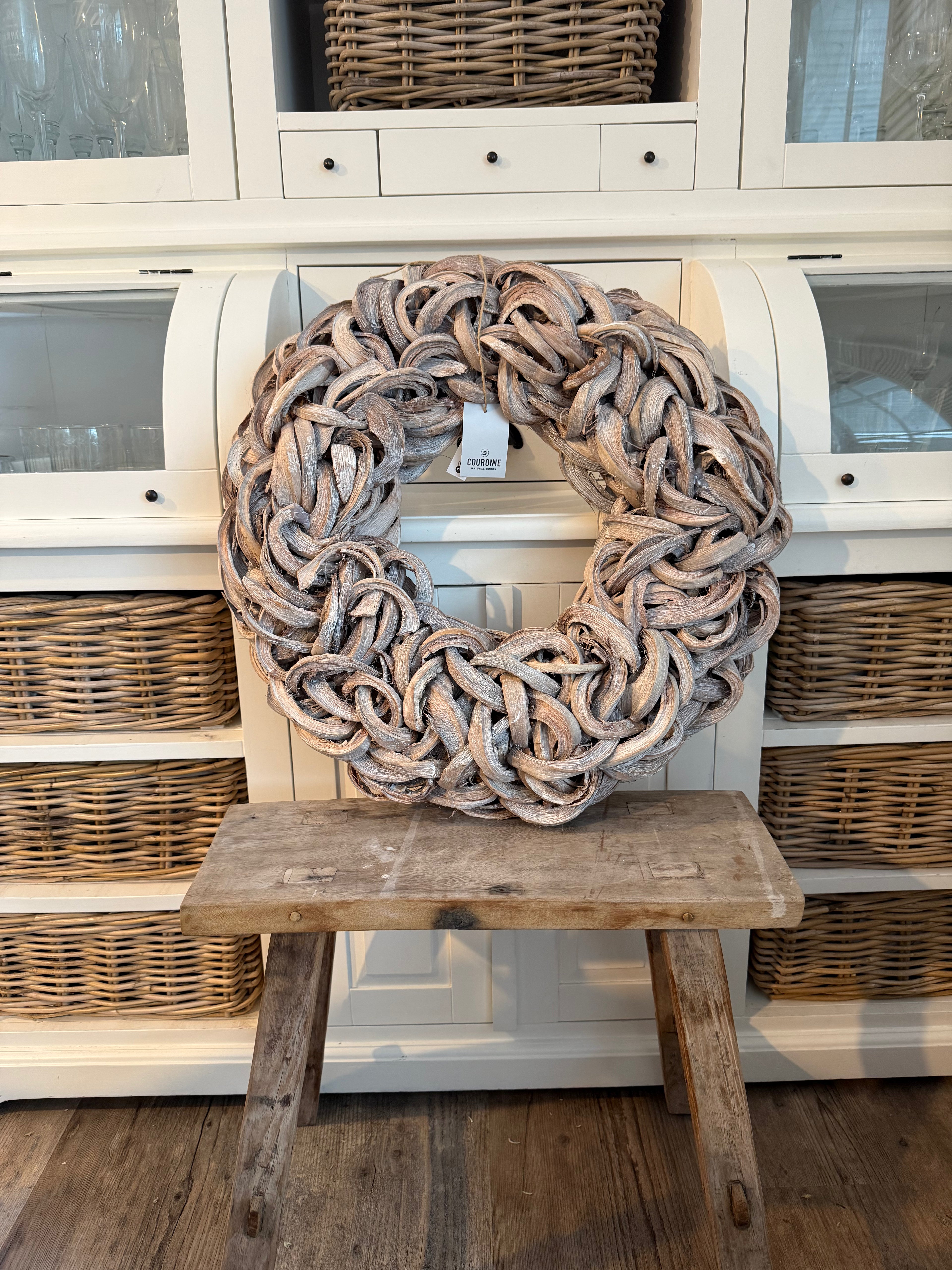 Kranz aus Kokosnussblättern