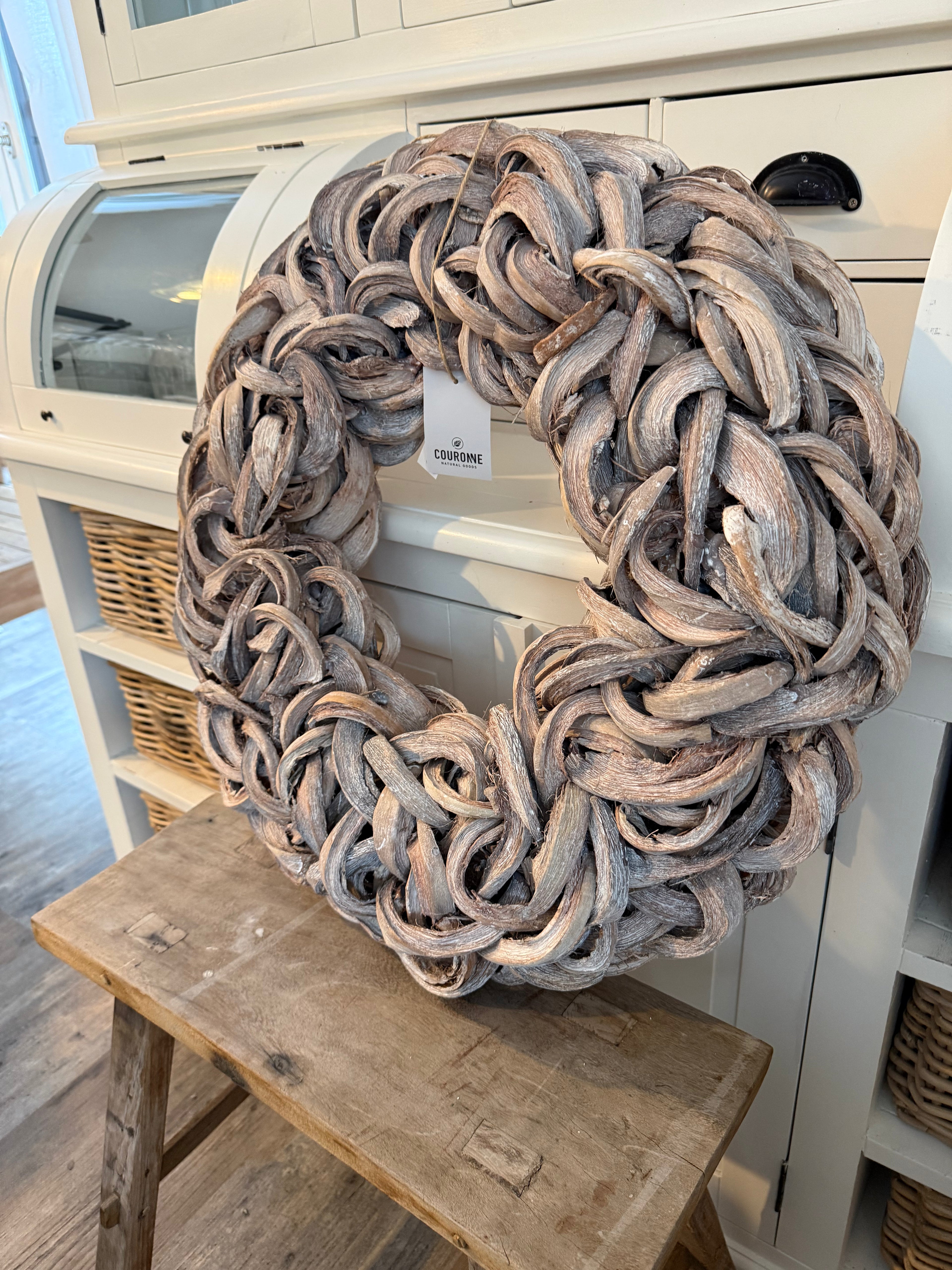 Kranz aus Kokosnussblättern