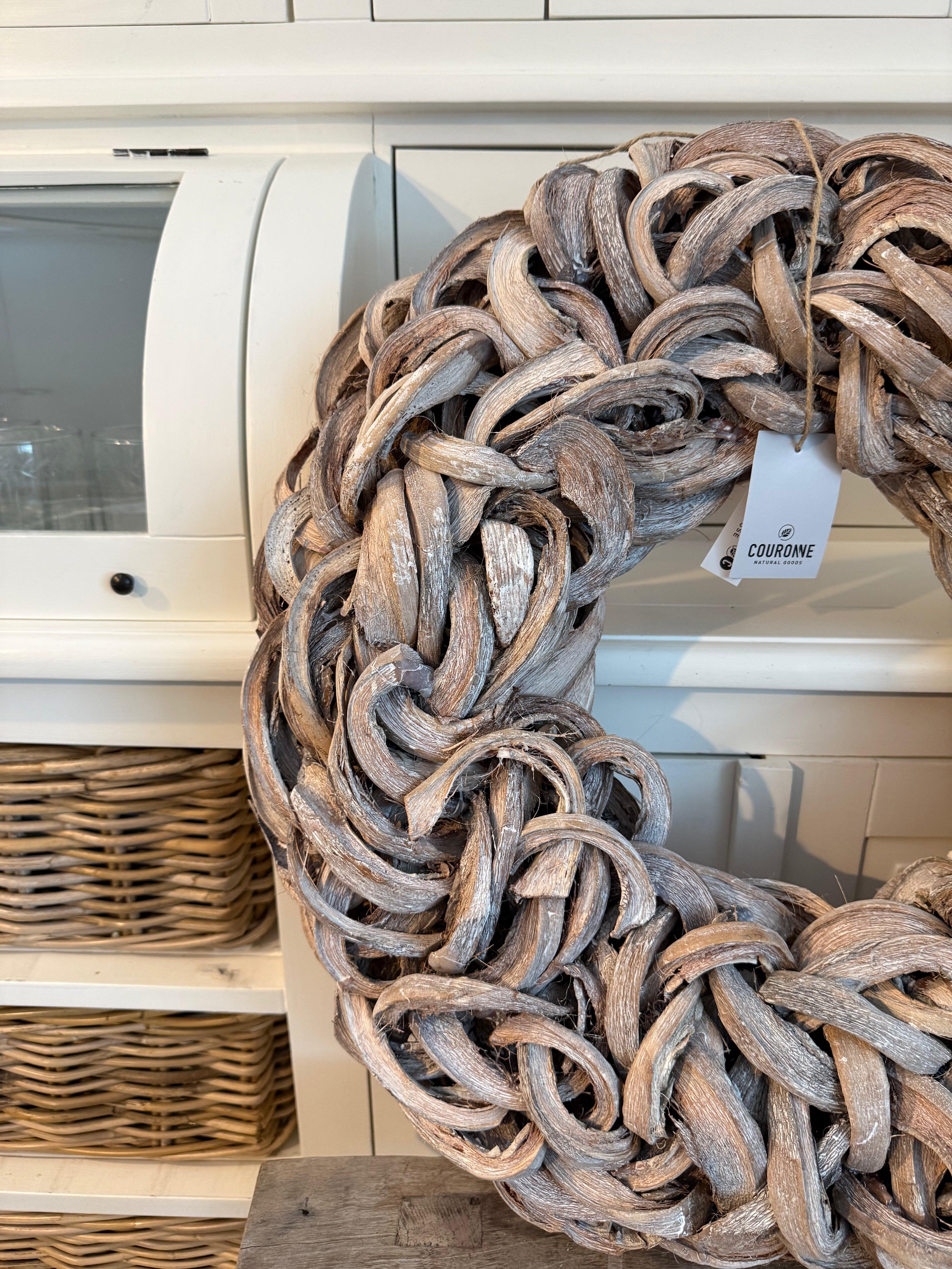 Kranz aus Kokosnussblättern