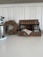 Organizer aus Rattan