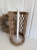 Rattan Küchenrollenhalter