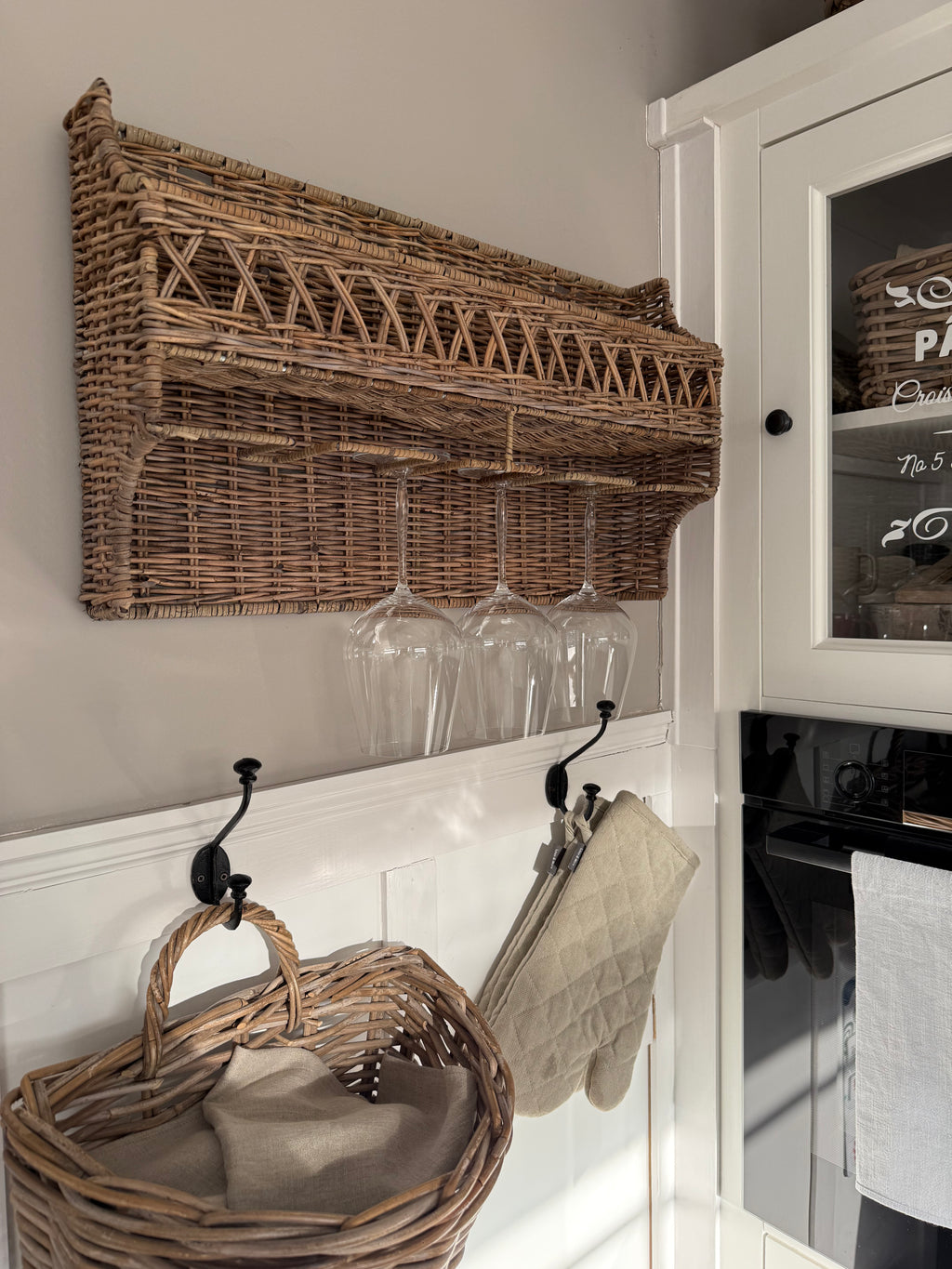 Rattan Weinregal