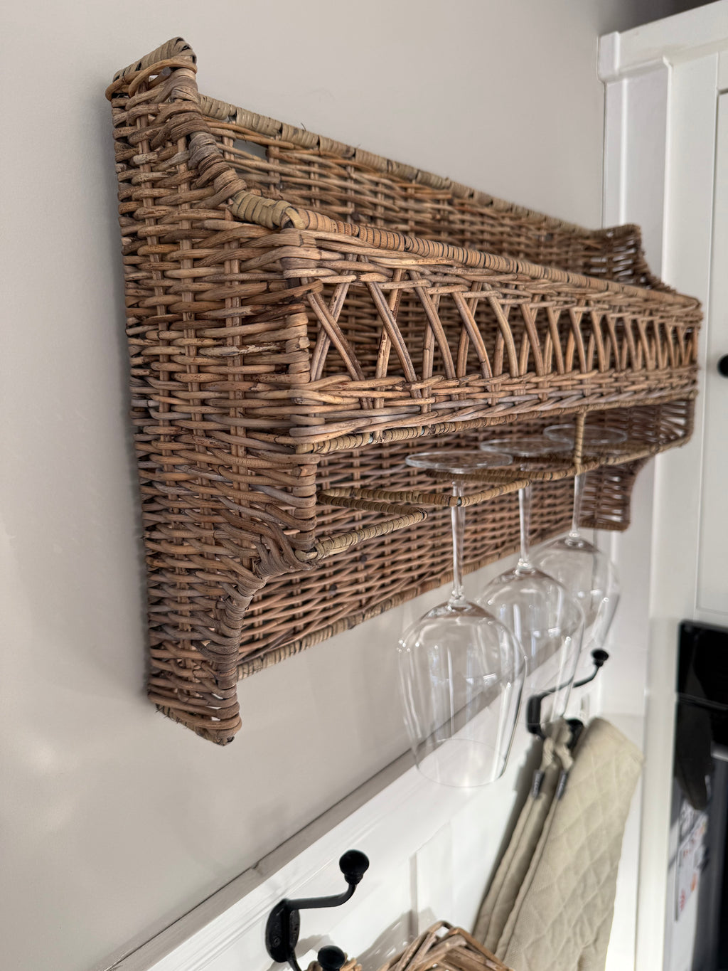 Rattan Weinregal